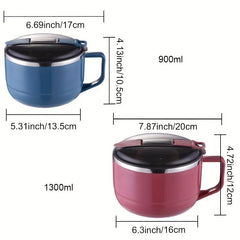 Stainless Steel Insulated Lunch Box with Phone Holder