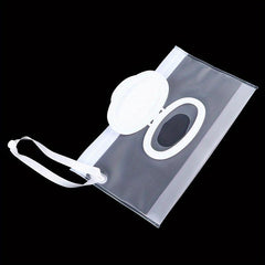 Portable Wet Wipe Dispenser Bag Reusable Travel Baby Wipes Container