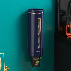 Wall Mounted Cup Dispenser with Automatic Paper Cup Storage Rack