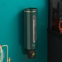 Wall Mounted Cup Dispenser with Automatic Paper Cup Storage Rack