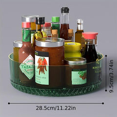 Spice Rack with Lazy Susan Rotating Seasoning Rack Home Kitchen Storage