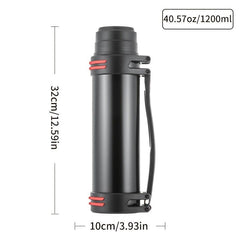 Large Capacity Insulated Kettle 1200ml 304 Stainless Steel