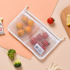 Kitchen Fridge Hanging Mesh Storage Bag Organize Refrigerator Items