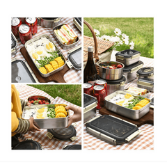 Stainless Steel Insulated Lunch Box Leakproof Food Container