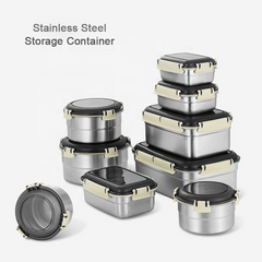 Stainless Steel Insulated Lunch Box Leakproof Food Container