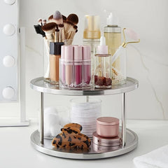 Stainless Steel Round Turntable Kitchen Storage Tray