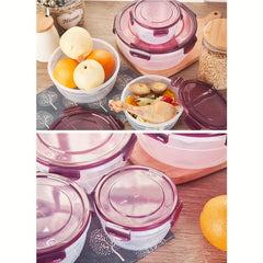 Kitchen Plastic Preservation Box Set - Food Storage Sealed Box