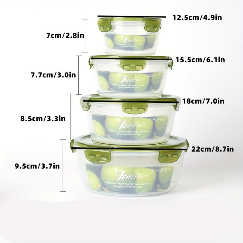 Kitchen Plastic Preservation Box Set - Food Storage Sealed Box