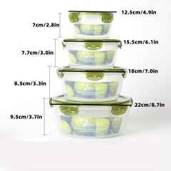 Kitchen Plastic Preservation Box Set - Food Storage Sealed Box