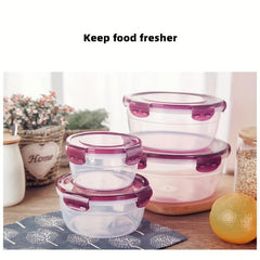 Kitchen Plastic Preservation Box Set - Food Storage Sealed Box
