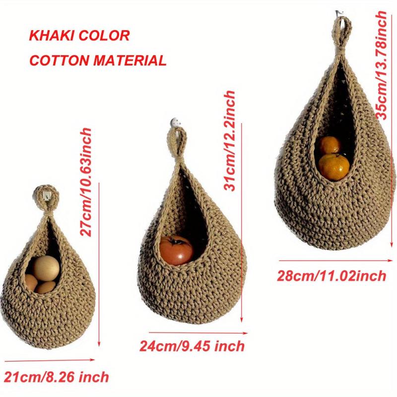 Bohemian Style Fruit Hammock Bag Teardrop