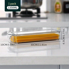 Plastic Refrigerator Storage Box with Lid for Fresh Keeping
