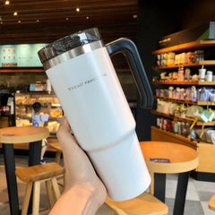 600ml Vacuum Flask Portable Thermal Bottle Stainless Steel Leakproof Tumbler