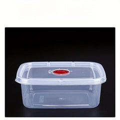 3-Piece Plastic Crisper Boxes Set for Kitchen Fridge Organization