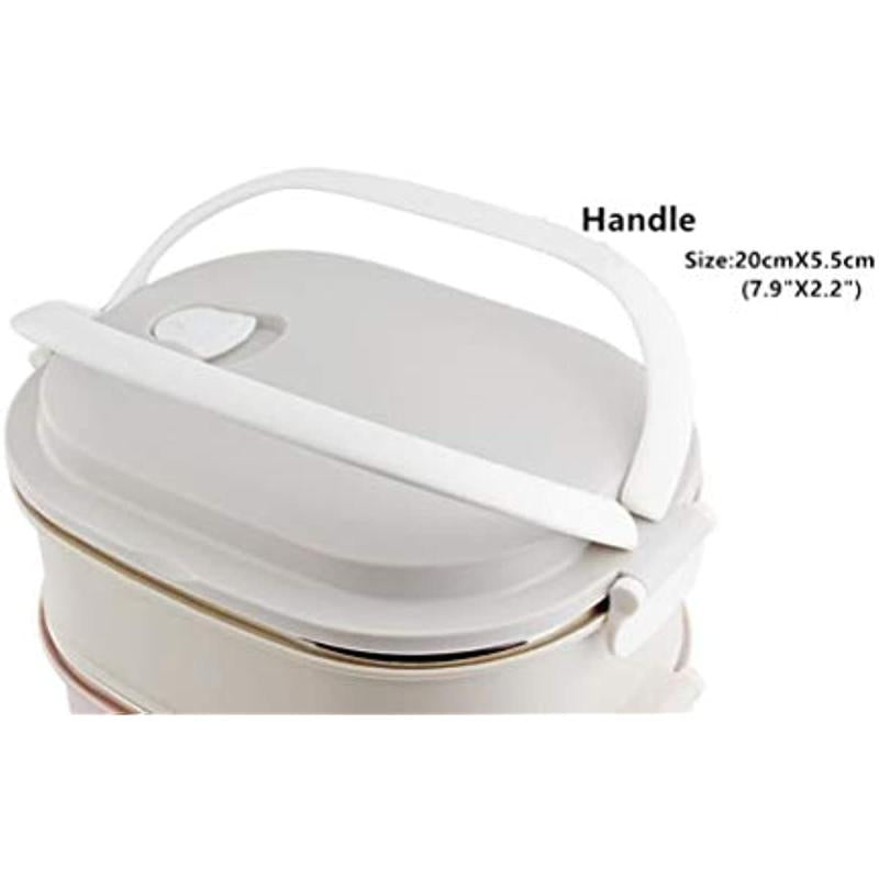 Leakproof Insulated Lunch Box Stainless Steel Bento Box Microwave Safe