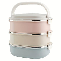 Leakproof Insulated Lunch Box Stainless Steel Bento Box Microwave Safe