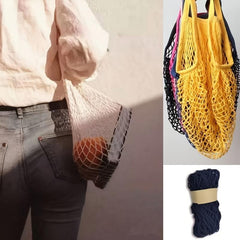 European American Style Shopping Bag Fruit Mesh Bag Portable Shoulder Bag