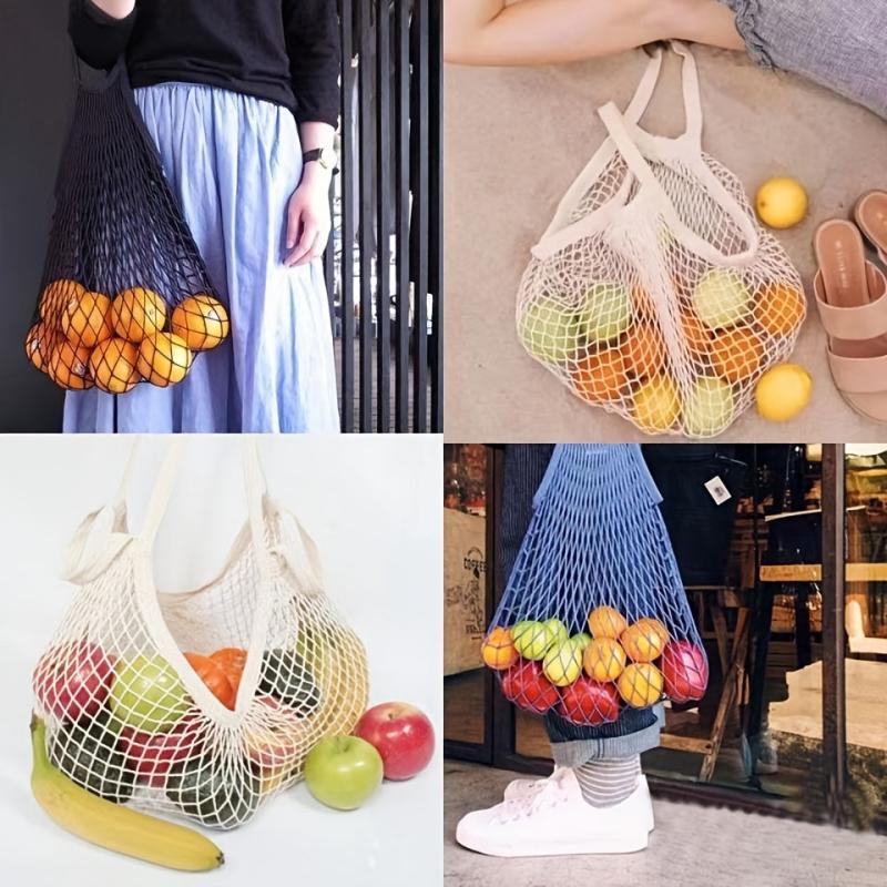 European American Style Shopping Bag Fruit Mesh Bag Portable Shoulder Bag