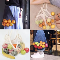 European American Style Shopping Bag Fruit Mesh Bag Portable Shoulder Bag