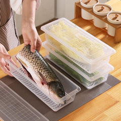 Refrigerator Food Storage Container with Vented Lid