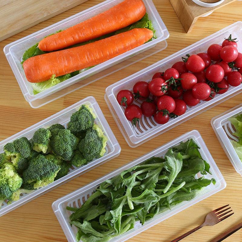 Refrigerator Food Storage Container with Vented Lid