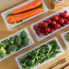 Refrigerator Food Storage Container with Vented Lid