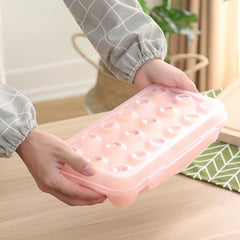 2pcs Stackable Egg Storage Box With Lid - Fresh-keeping Container for 12-18 Eggs