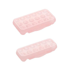 2pcs Stackable Egg Storage Box With Lid - Fresh-keeping Container for 12-18 Eggs