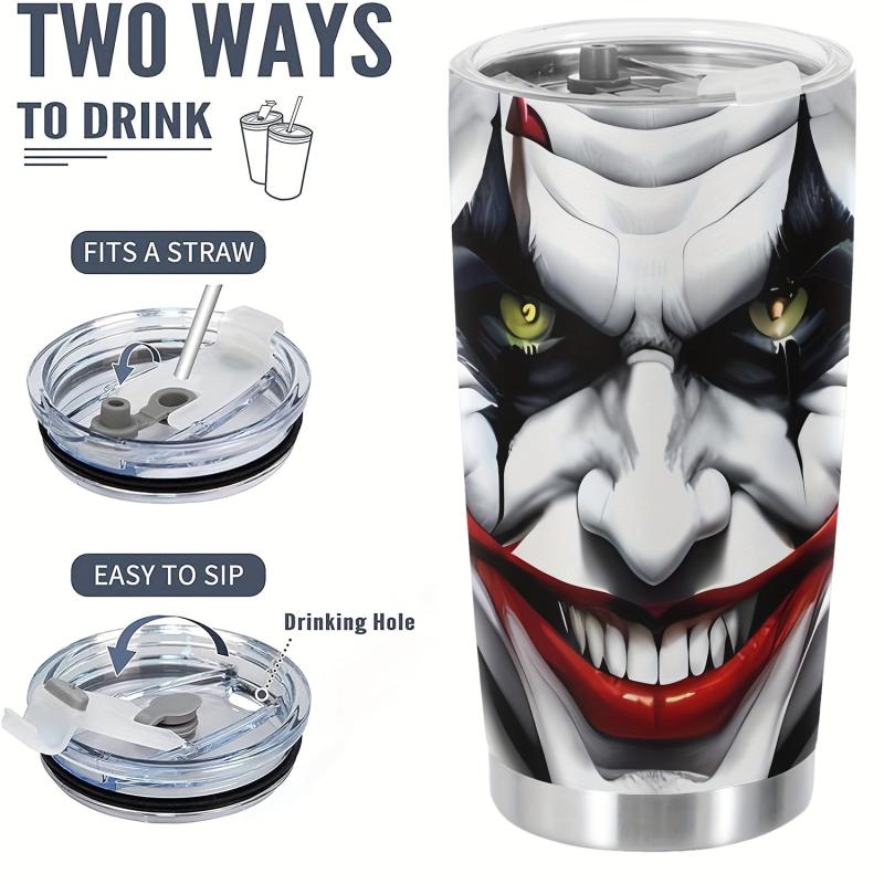 20oz Halloween Cup Stainless Steel Tumbler Double Wall Vacuum Insulated