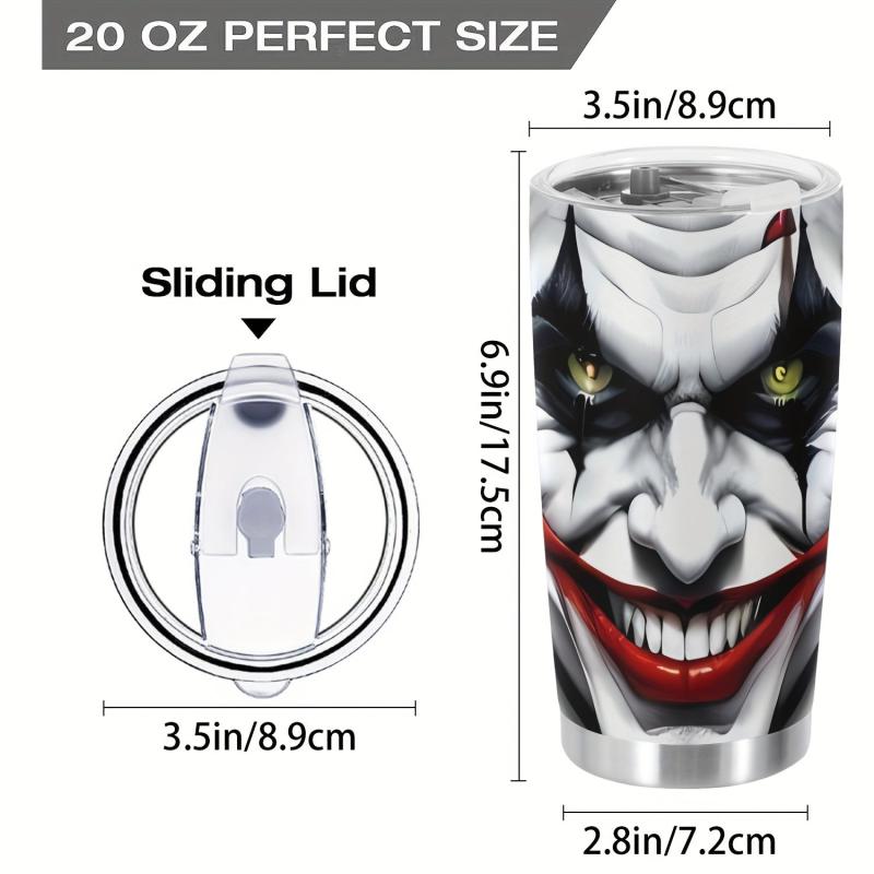 20oz Halloween Cup Stainless Steel Tumbler Double Wall Vacuum Insulated
