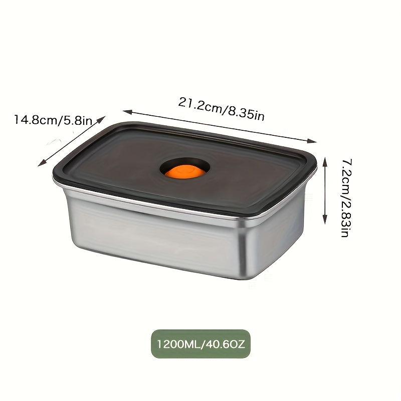 Stainless Steel Airtight Food Storage Container with Lid - Leak Proof Lunch Box