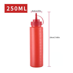 1pc Pointed Mouth Squeeze Sauce Bottle Kitchen Storage