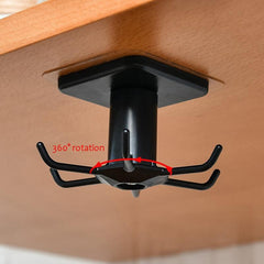 Rotatable Kitchen Storage Hook Wall Mounted Organizer