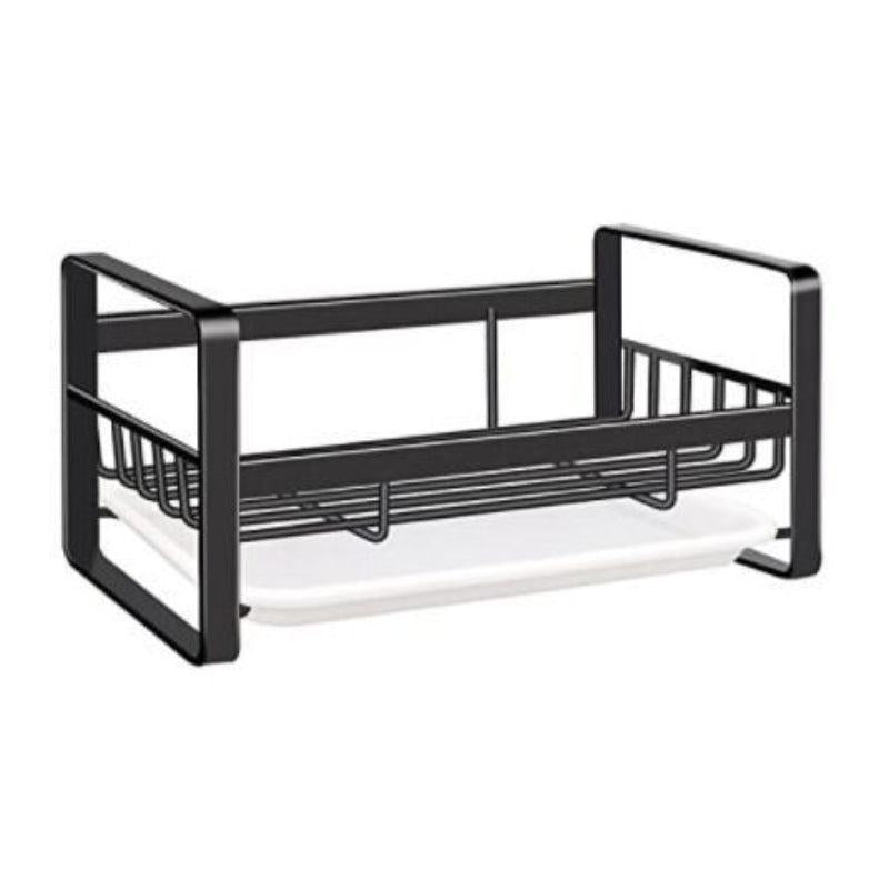 Metal Dish Drying Rack with Sink Caddy & Cloth Dispenser