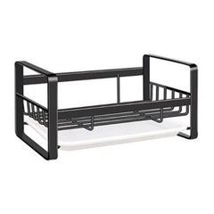 Metal Dish Drying Rack with Sink Caddy & Cloth Dispenser