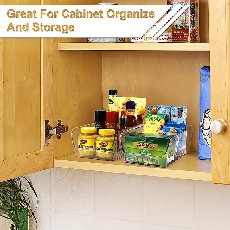 3 Section Kitchen Pantry Snack Organizer with Removable Dividers