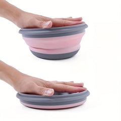 3pcs Foldable Bowl Set Portable Lunch Box for School Canteen Back to School
