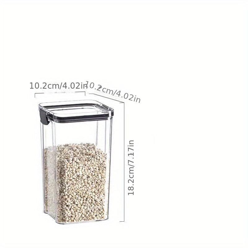 Airtight Food Storage Containers Rectangle Jars Moisture Proof