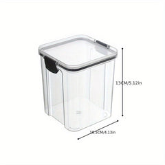 Airtight Food Storage Containers Rectangle Jars Moisture Proof