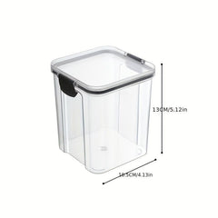 Airtight Food Storage Containers Rectangle Jars Moisture Proof