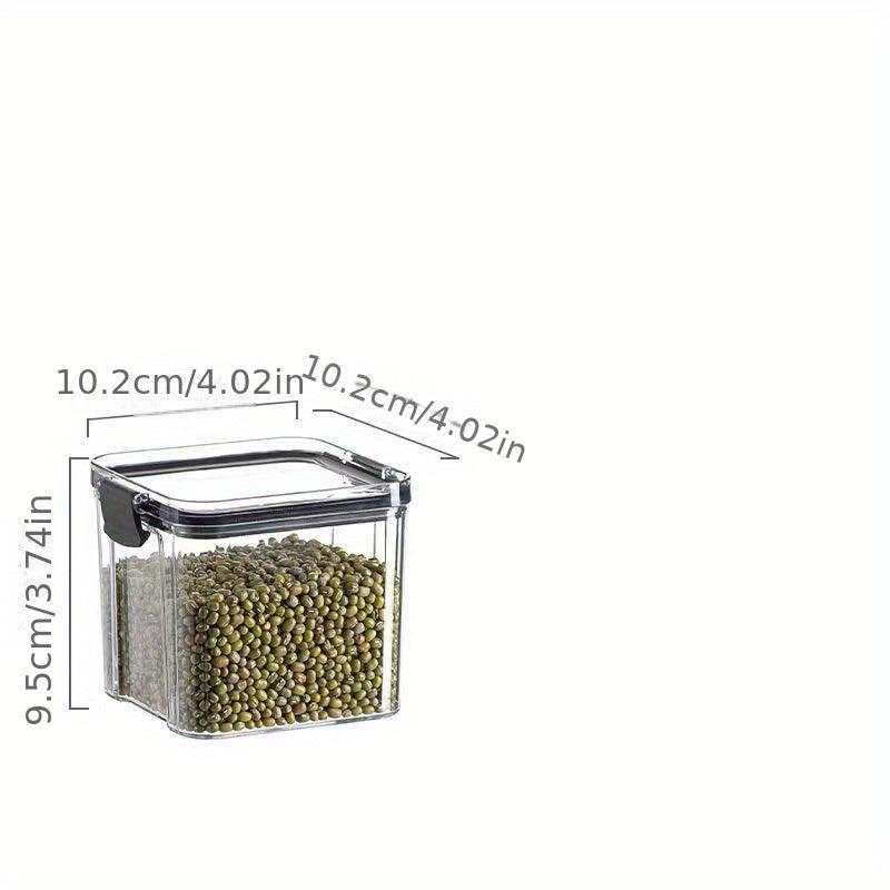 Airtight Food Storage Containers Rectangle Jars Moisture Proof