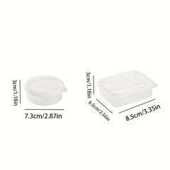 3pcs Mini Portable Food Seasoning Packing Box Fruit Vegetable Crisper