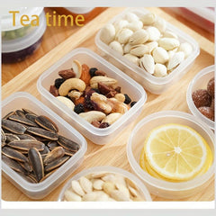 3pcs Mini Portable Food Seasoning Packing Box Fruit Vegetable Crisper