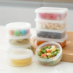 3pcs Mini Portable Food Seasoning Packing Box Fruit Vegetable Crisper