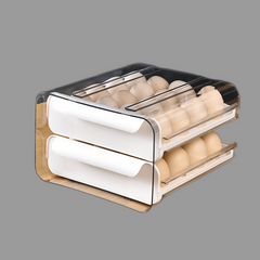32-grid Egg Fresh Keeping Storage Box Leak Proof Plastic Reusable Hand Wash