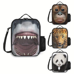 3D Printed Animal Lunch Bag - Insulated Reusable Lunch for Teenagers