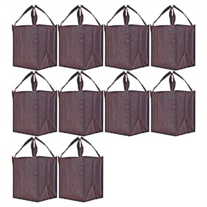 10pcs Large Gift Grocery Tote Bags Reusable Eco Friendly Shopping Bags