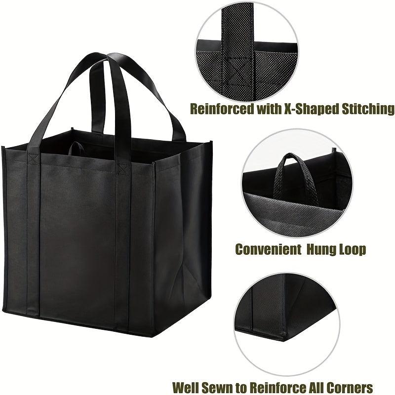 10pcs Large Gift Grocery Tote Bags Reusable Eco Friendly Shopping Bags