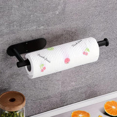 Stylish Stainless Steel Paper Towel Holder Wall Mounted/Under Cabinet