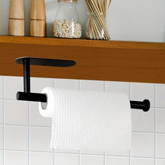 Stylish Stainless Steel Paper Towel Holder Wall Mounted/Under Cabinet